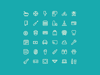 Just added 100 new icons to the MNML collection collection flat icon line logo minimal vector