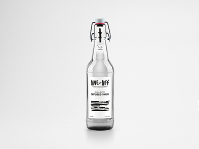 One Off Bootleg Liquor branding design packaging