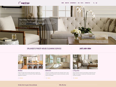 Santopi Cleaning Services design logo website design