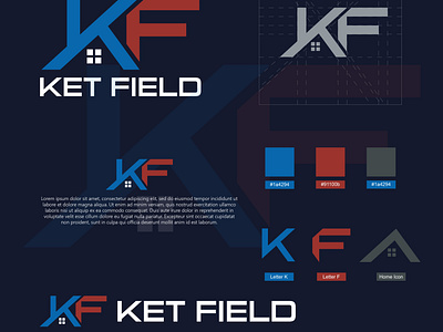 KF Real Estate Logo Design
