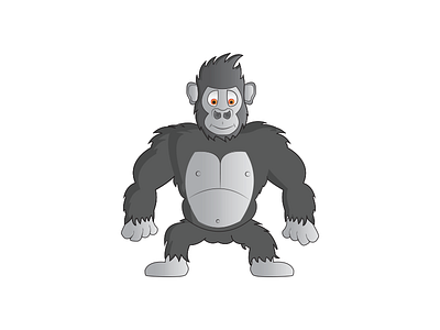 Gorilla Milkshake animal animation art artist artwork design desire gorilla graphic illustration vector