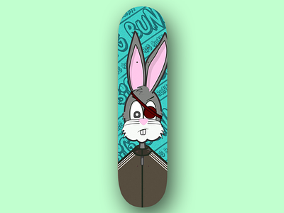 BIG bunny - Deck design artist artwork cartoon character comic design freelance graphic illustration skating vector vector art