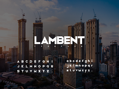 'LAMBENT' Typeface (Affordable Price)