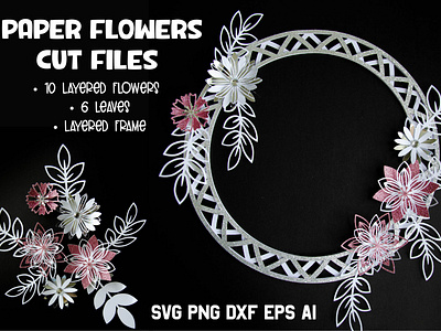 Paper Flowers SVG