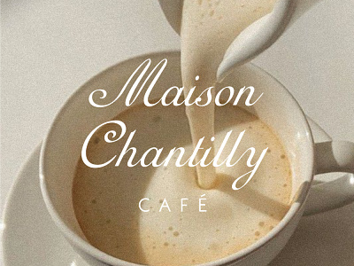 Maison Chantilly brand design brand identity branding graphic design logo logo design typography