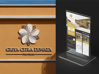 Griya Citra Dewata Logo & Pamphlet Design branding design graphic design logo real estate