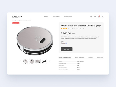 Redesign concept of the product card clean design e commerce eccomerce makeevaflchallenge5 market marketplace minimalistic online store product card product design shop store ui
