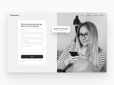 Feedback form clean design contact form contactform feedback form figma makeevaflchallenge makeevaflchallenge8 minimalistic typography ui uxui