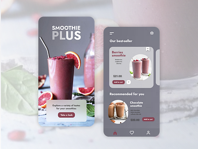 Drinks Mobile App - UI Design