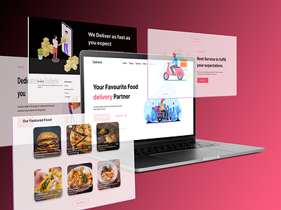 Online food ordering Website | UI UX | Application Design