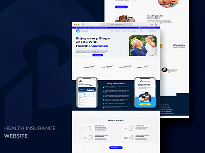 Health Insurance Website| Application Design| Website Design| UI