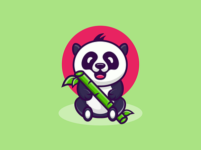 Cute Panda Mascot Design cryptoart