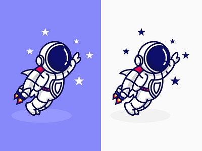 Astronaut Mascot Design cryptoart