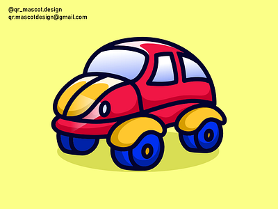 Car Mascot Design 3d animal animation branding cryptoart cute design graphic design illustration logo mascot nftartgallery ui