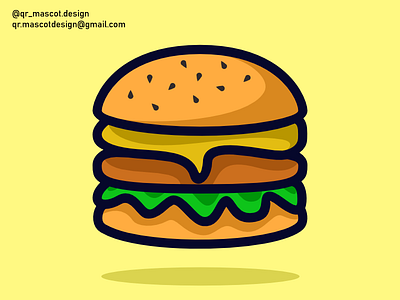 Burger Mascot Design