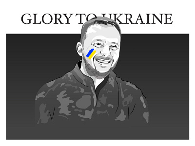 President ai graphic design hero illustration portrait ukraine vector war