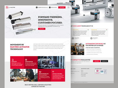 Website Design for Product Manufacturing homepage ui uidesign uiux uiuxdesign web design web designer webdesign webdevelopment website website design