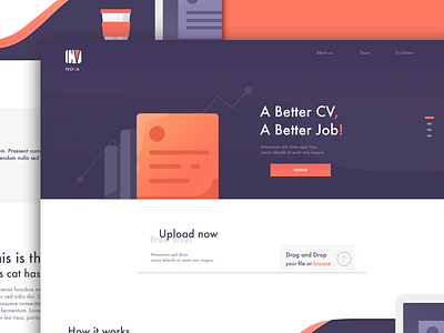 Cv Nova - Landing page