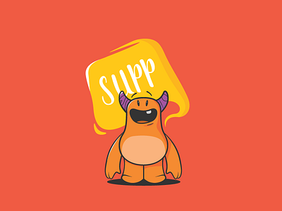 Supp art branding character cute design icon illustration mascot monster ui vector web