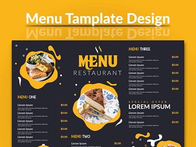 Food Menu Template Design book cover book design business card design food foodbanner graphic design illustration logo photoshop ui ux vector