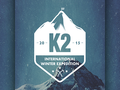 K2 - logo & CI ascent climb himalaya k2 logo mountain mountains poland winter