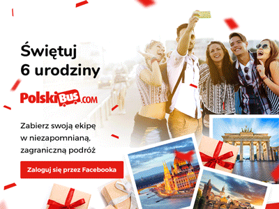 Facebook app for the 6th birthday of Polski Bus coach carrier app facebook app ux