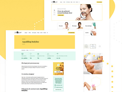 Website for aesthetic medicine clinic - overview