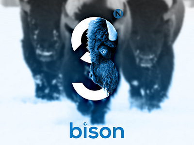 gN logo adobe animal bison design gn logo photoshop simple ui webdesign