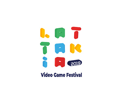 Lattakia Video Game Festival 3d logo branding game game logo graphic icon illustration logo vector video