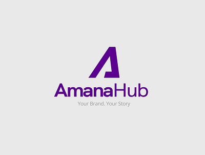 AmanaHub Logo Design graphic design