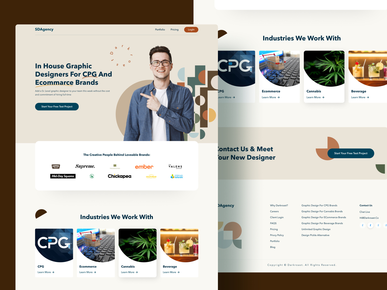 Agency Landing Page 2022 agency landing page agency website best best designer business agency clean design digital agency graphic design minimal top designer ui designer uiux ux designer web website website 2022 website concept website designer