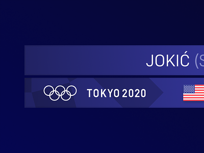 Tokyo 2020 - On-screen score bug basketball hud olympic games score score bug scoreboard tokyo toyko 2020 tv graphics