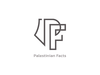 Palestinian Facts Logo art brand brand identity branding design fact illustration logo palestine