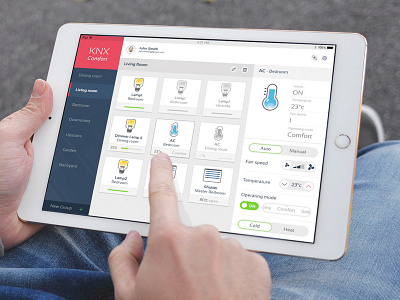 KNX Comfort application comfort home home automation ios ipad iphone knx light remote control smart device smart home