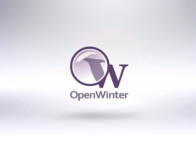 OpenWinter Logo branding engine identity illustration logo open source search search engine web application