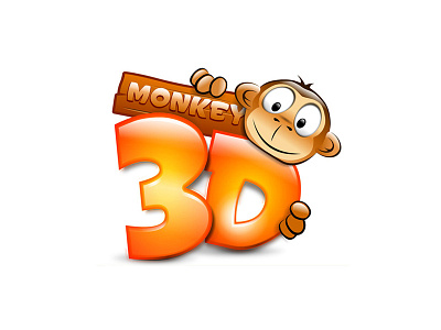 3d Monkey 3d art coding game illustration logo monkey open source