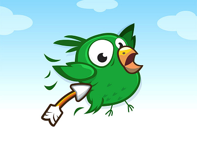 Shoot the bird android animation cartoon cartoonist character design game illustration ios mobile shoot