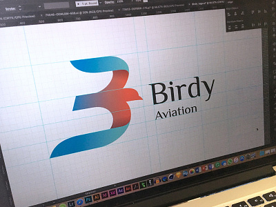 Birdy Aviation Logo aviation bird branding design flight fly identity logo