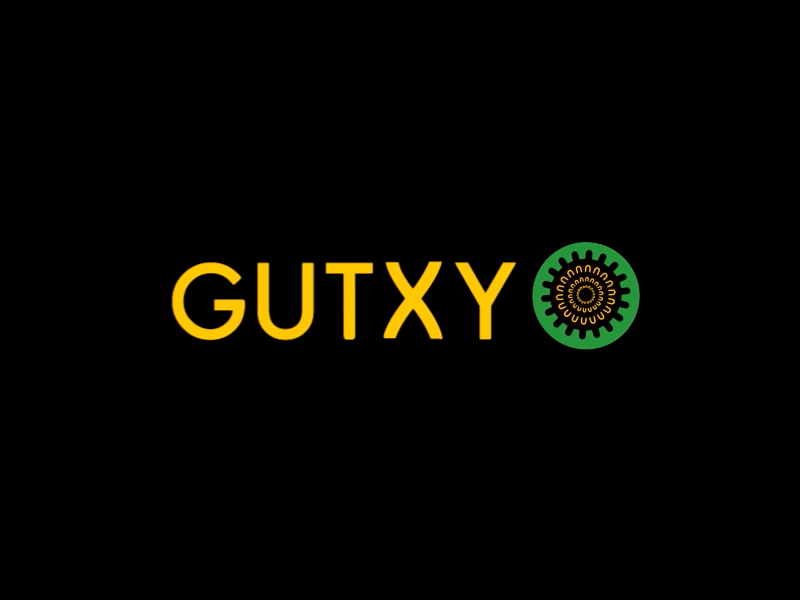 Gutxy Animated Logo animation branding graphices gutxy logo motion