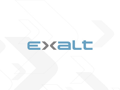 Exalt Technologies Logo branding design it logo mobile software tech technology