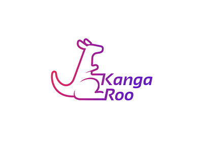 Kangaroo Logo branding design identity illustration jump kangaroo logo