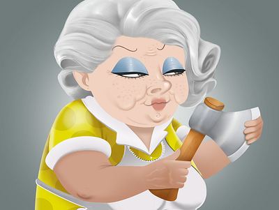 Granny #47 design graphic design illustration nft