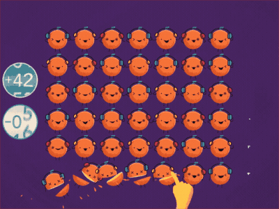 Little Orange 2d aftereffects animation ball bounce character concept design motion transitions walkcycle