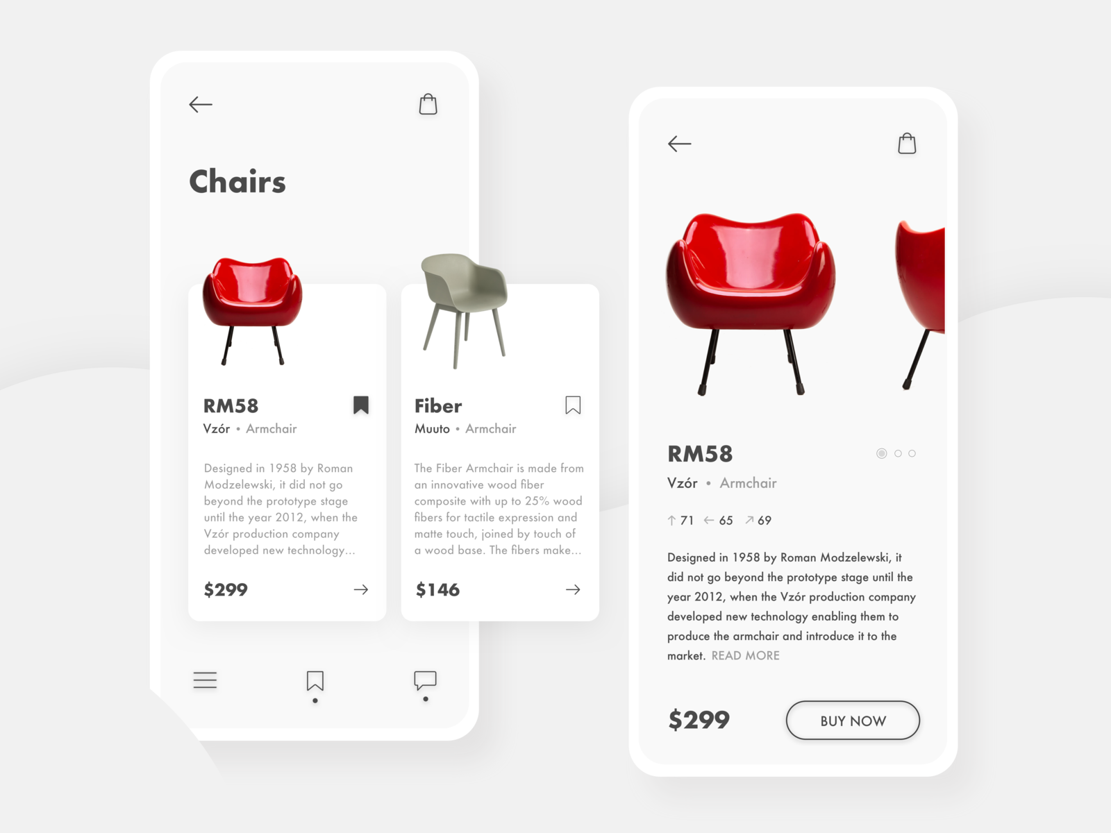 Furniture Shopping App by Karolina Olejniczak on Dribbble