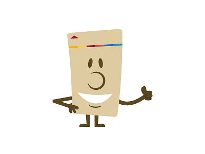 Key card avatar — Thumbs up illustration key card