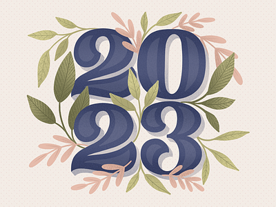 Calendar cover - Lettering