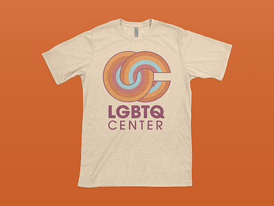 LGBTQ Center OC Graphic Tee apparel branding graphic design logo nonprofit product design retro t shirt