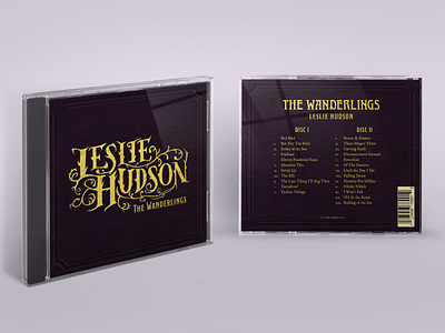 Leslie Hudson CD Cover album cover graphic design logo music print typography