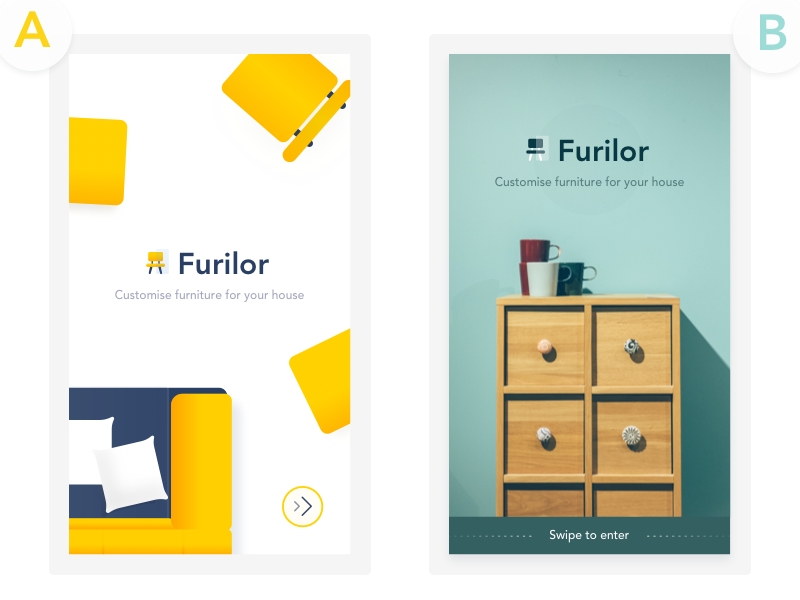 [Splash Screen] Furniture App 01 by Chandru on Dribbble