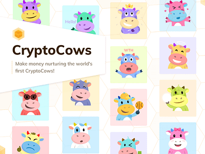 Milk the crypto craze with CryptoCows!